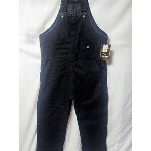 Berne Black XL Insulated Bib Overalls